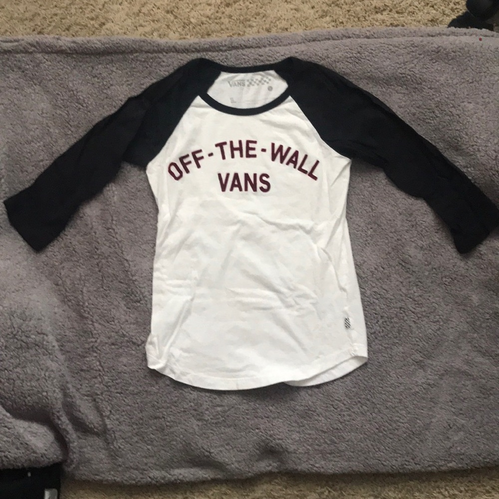 vans baseball tee